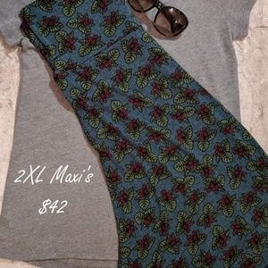 LuLaRoe Maxi Skirt 2XL